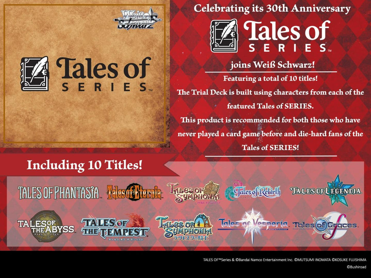 Weiss Schwarz - Trial Deck - Tales of SERIES (anglais)