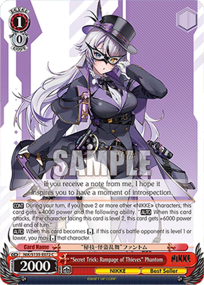 NIK-S135-072 “Secret Trick: Rampage of Thieves” Phantom