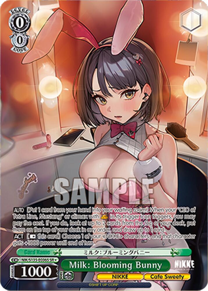 NIK-S135-036S Milk: Blooming Bunny (SR)