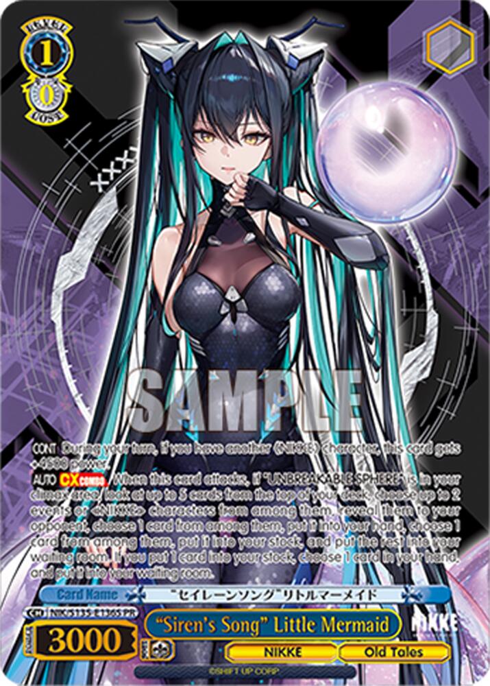 NIK-S135-136S “Siren's Song” Little Mermaid (PR)