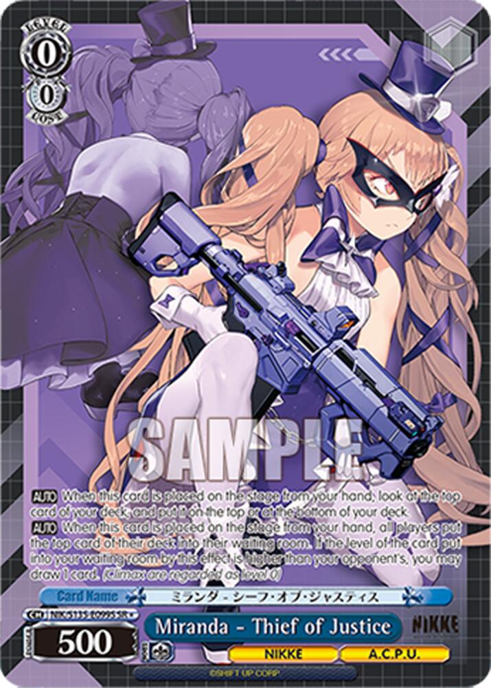 NIK-S135-099S Miranda - Thief of Justice (SR)