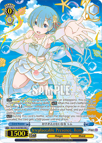 Irreplaceable Presence, Rem — RZ/S116-E076EX
