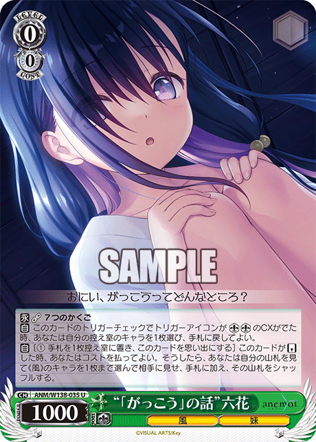 ANM-W138-035 “A Story About "School"”Rikka Hayakawa