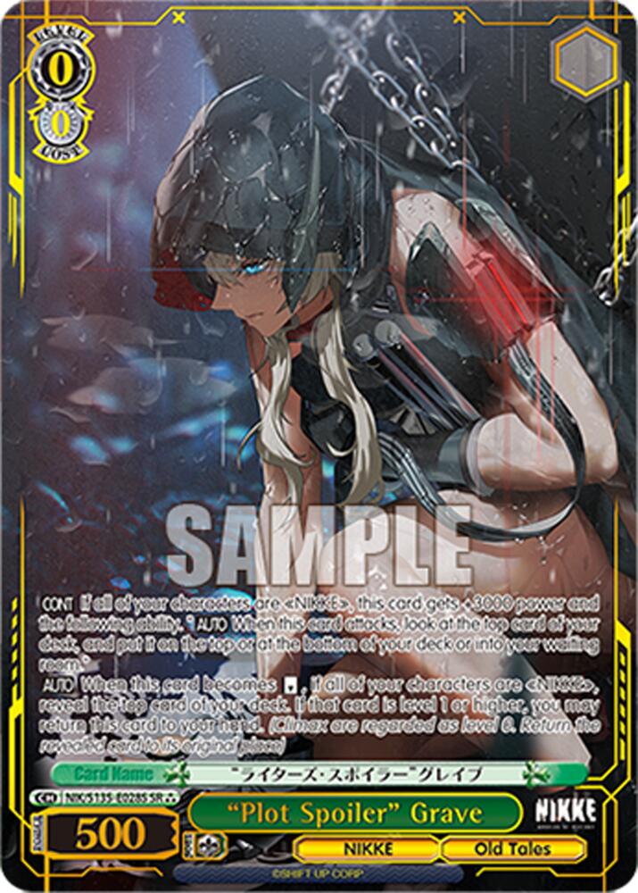 NIK-S135-028S “Plot Spoiler” Grave (SR⁂)