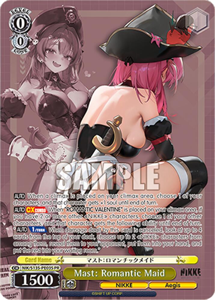 NIK-S135-PE03S Mast: Romantic Maid