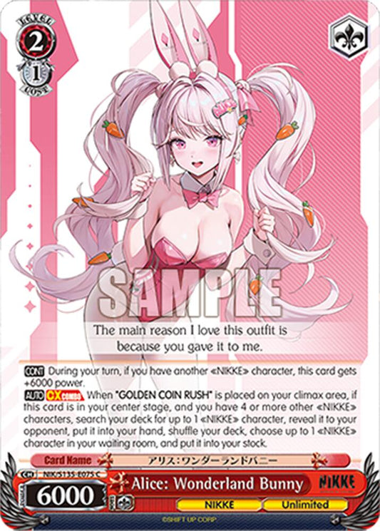 NIK-S135-075 Alice: Wonderland Bunny