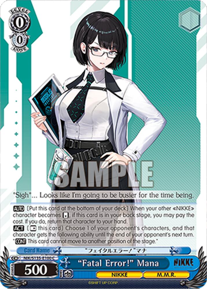 NIK-S135-100 “Fatal Error!” Mana