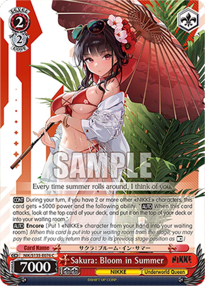 NIK-S135-076 Sakura: Bloom in Summer
