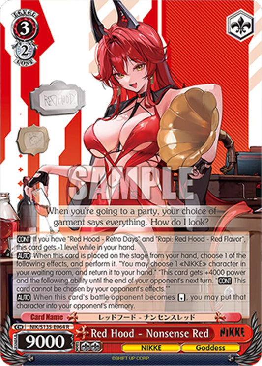 NIK-S135-064 Red Hood - Nonsense Red