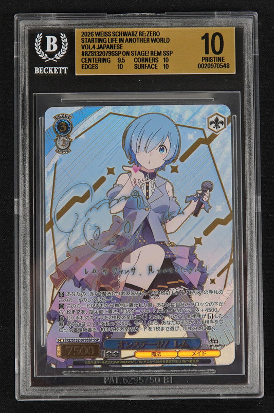 RZ/S132-079SSP BGS 10 Weiss Schwarz Re:zero, Rem SSP