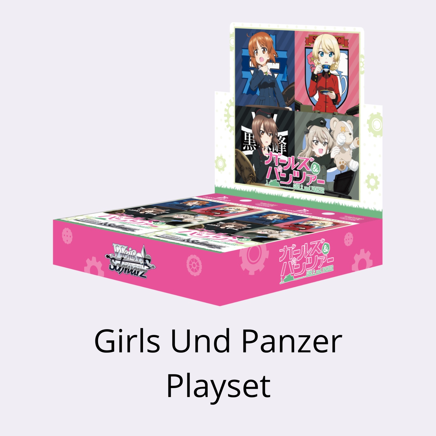 Girls Und Panzer Playset (avec TD x4)