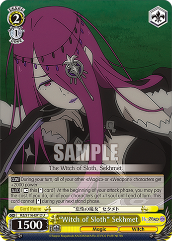 “Witch of Sloth” Sekhmet — RZ/S116-E012