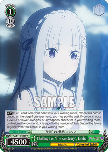 Challenge in “The Sanctuary”, Emilia — RZ/S116-E030