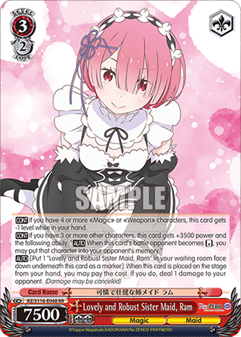 Lovely and Robust Sister Maid, Ram — RZ/S116-E048