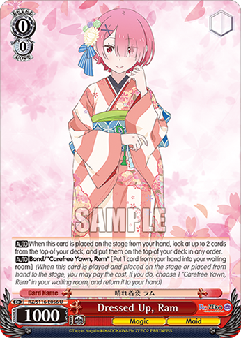 Dressed Up, Ram — RZ/S116-E056