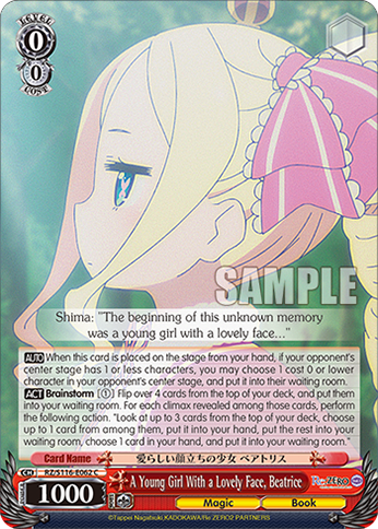 A Young Girl With a Lovely Face, Beatrice — RZ/S116-E062