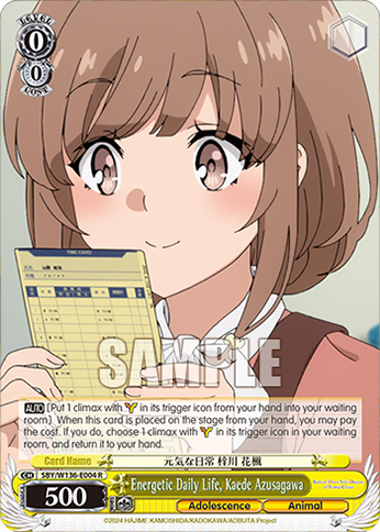 SBY/W136-E004 Energetic Daily Life, Kaede Azusagawa