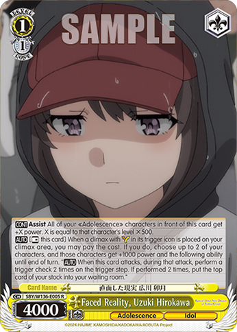 SBY/W136-E005 Faced Reality, Uzuki Hirokawa