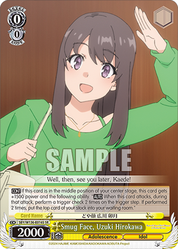 SBY/W136-E016S Smug Face, Uzuki Hirokawa