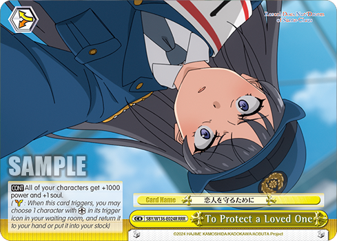 SBY/W136-E024R To Protect a Loved One