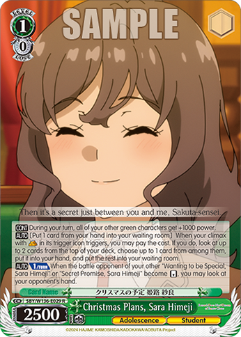 SBY/W136-E029 Christmas Plans, Sara Himeji