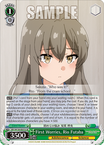 SBY/W136-E031S First Worries, Rio Futaba