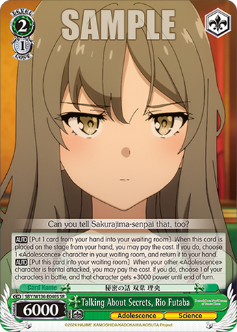 SBY/W136-E040S Talking About Secrets, Rio Futaba