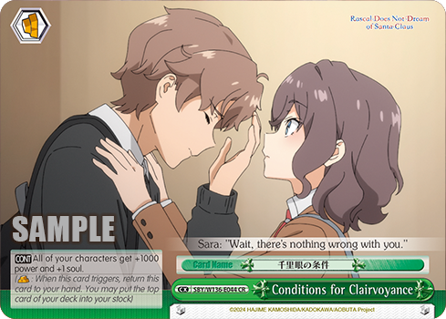 SBY/W136-E044 Conditions for Clairvoyance