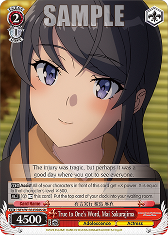 SBY/W136-E058S True to One's Word, Mai Sakurajima