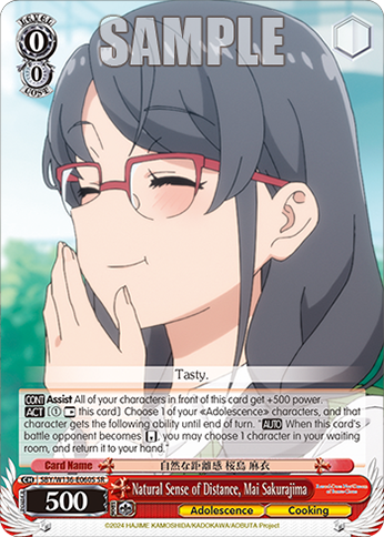 SBY/W136-E060S Natural Sense of Distance, Mai Sakurajima