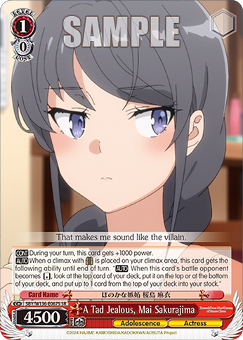 SBY/W136-E067S A Tad Jealous, Mai Sakurajima