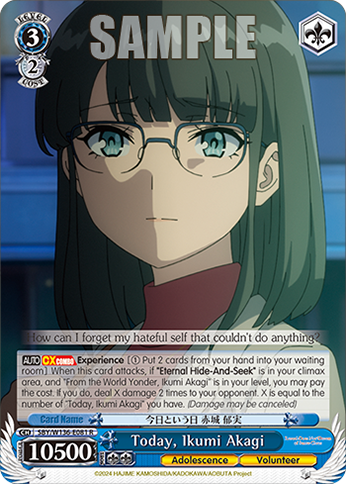 SBY/W136-E081 Today, Ikumi Akagi