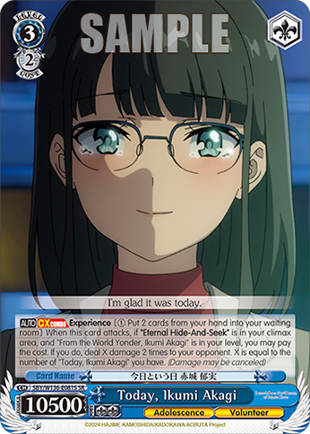 SBY/W136-E081S Today, Ikumi Akagi