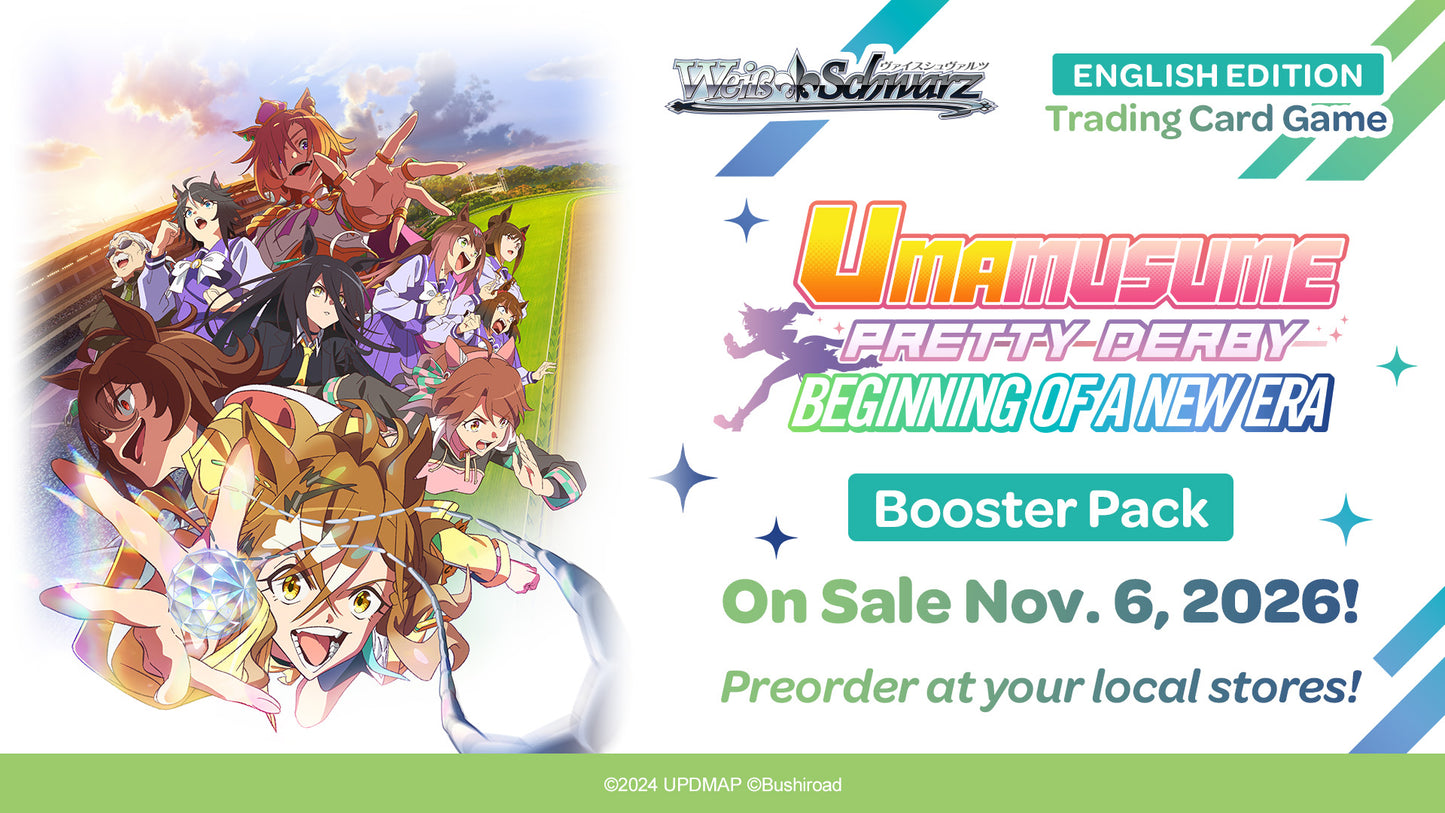Weiss Schwarz - Umamusume: Pretty Derby - Beginning of a New Era (anglais)