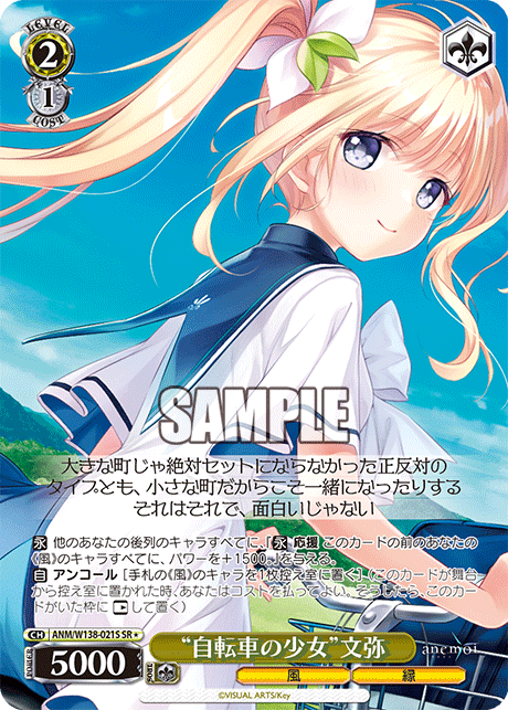 ANM-W138-021S “The Girl on a Bicycle”Fumiya Onomichi