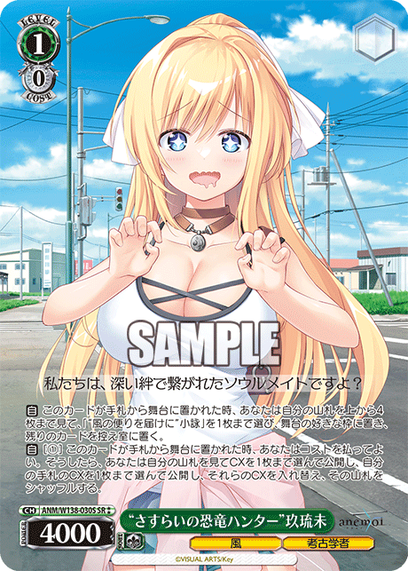 ANM-W138-030S “Wandering Dinosaur Hunter”Kurumi Aragane