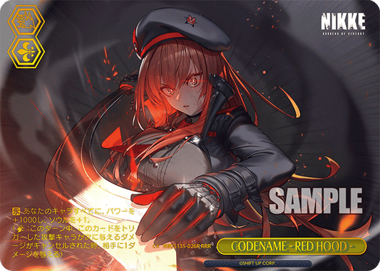 NIK-S135-026R CODENAME - RED HOOD -