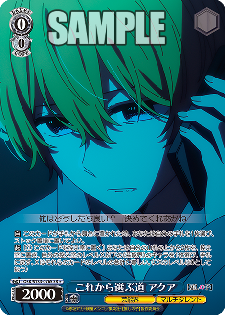 OSK-S133-076S The Path I Choose Aqua